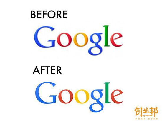 著名公司是怎么修改logo的?